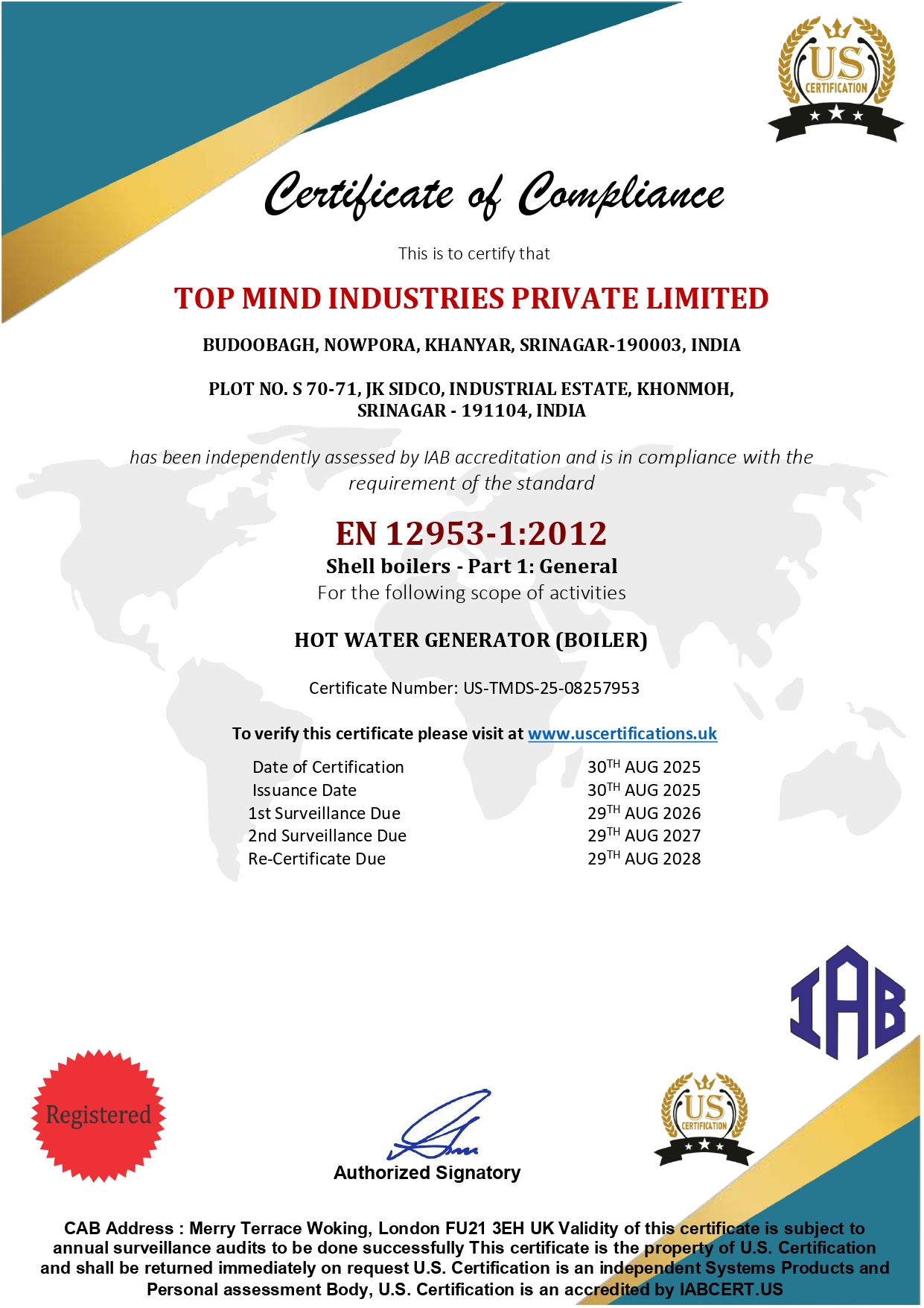 Certificate 11